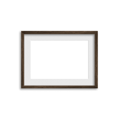 Barnwood Frame // Rustic Brown