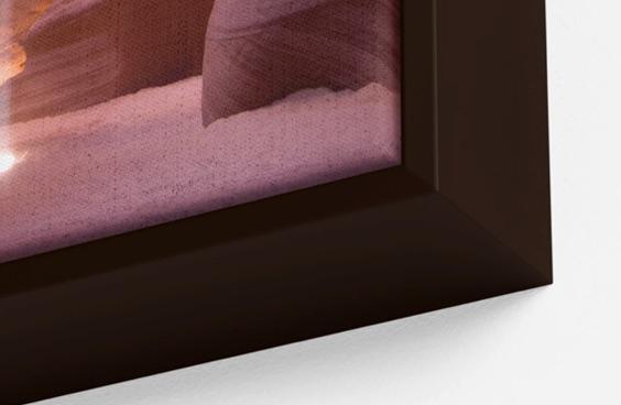 Canvas Floater Frame // Espresso