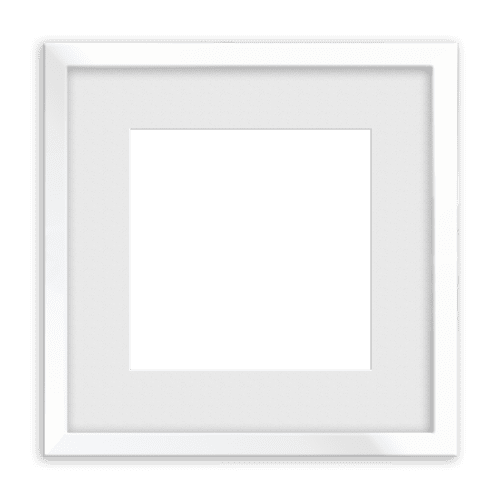 Lacquer Frame // Dazzling White