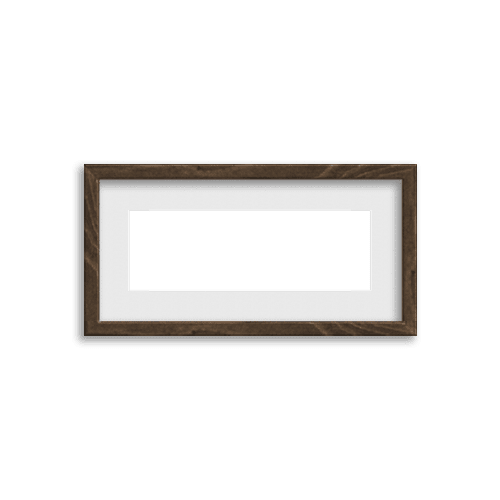Barnwood Frame // Rustic Brown