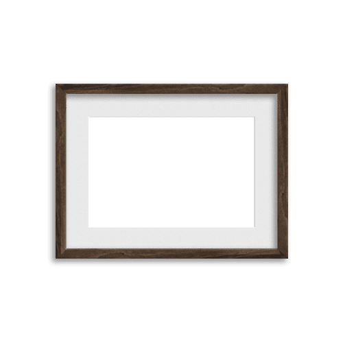 Barnwood Frame // Rustic Brown