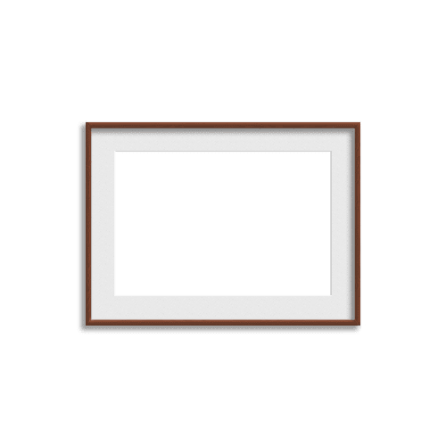 Gallery Frame // Light Walnut