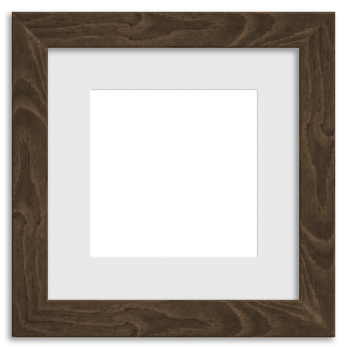 Barnwood Frame // Rustic Brown