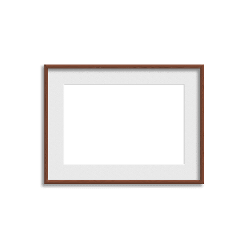Gallery Frame // Light Walnut