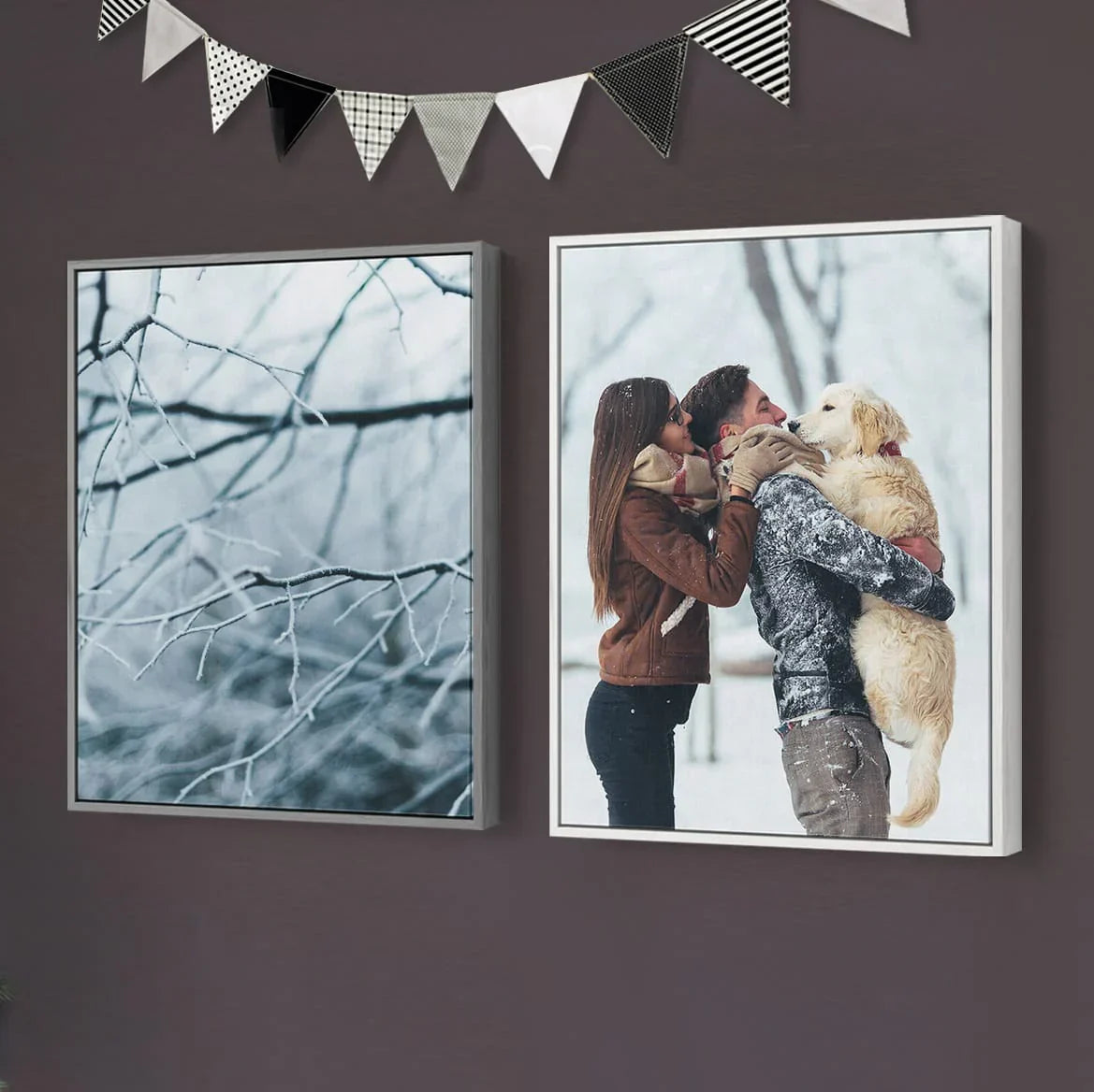 Winter Photos Printed & Displayed - Gallery Boxes