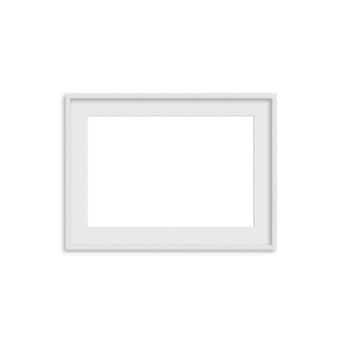 Gallery Frame // Alpine White