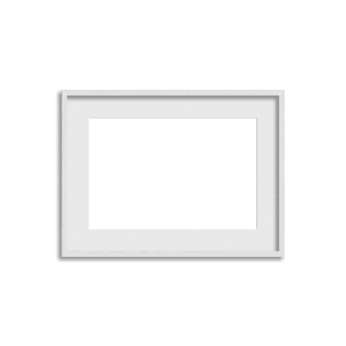 Gallery Frame // Alpine White