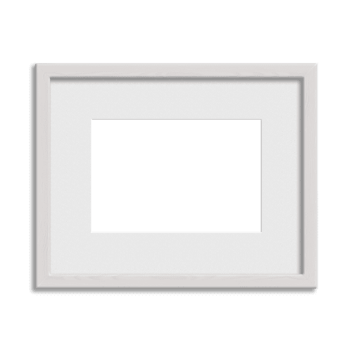 Gallery Frame // Alpine White