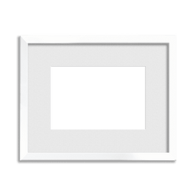 Lacquer Frame // Dazzling White